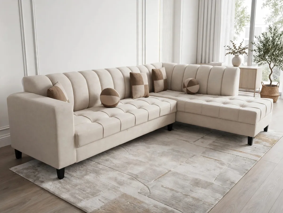L ship sofa 7 siter 10 sal wranty