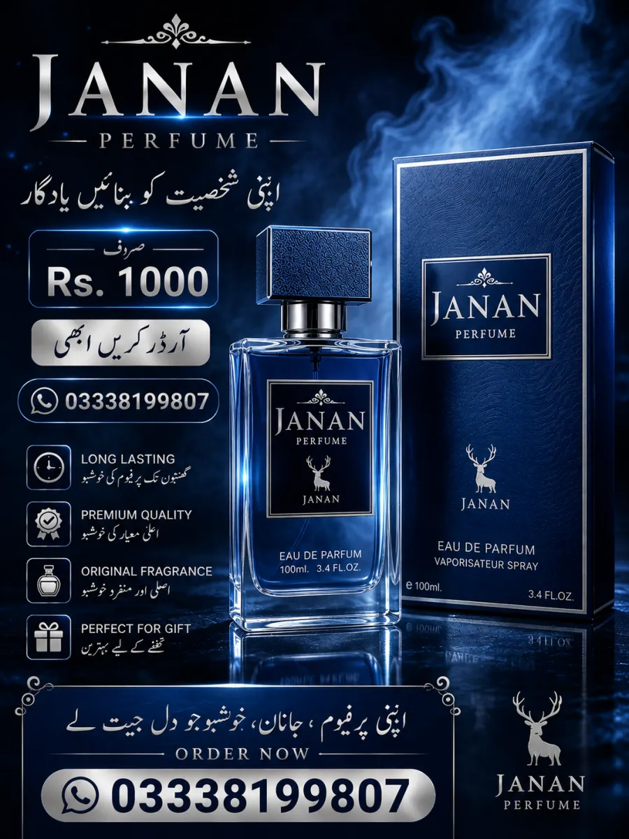 Janan Perfume For Men 100ml Long Lasting - J. Original
