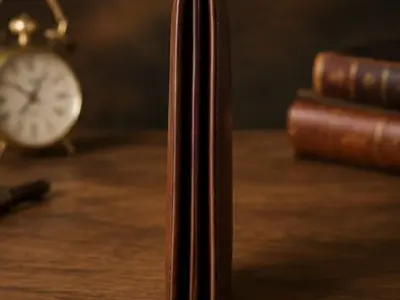 Premium Genuine Leather Long Wallet – HAU Traders - photo 3