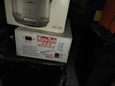 1000 Watt used UPS and 23 plates new battery for sale - photo 1