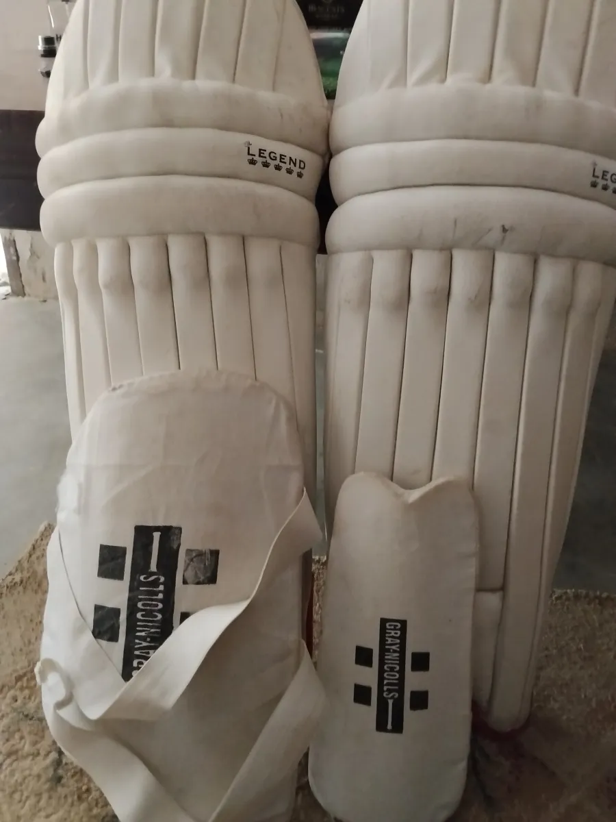Gray-Nicolls Cricket Batting Pads & Gloves Set for Sale