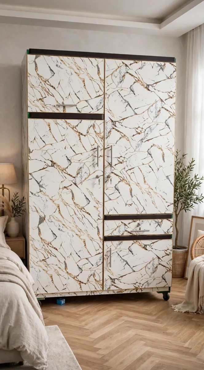4 Doors Stylish Wardrobe