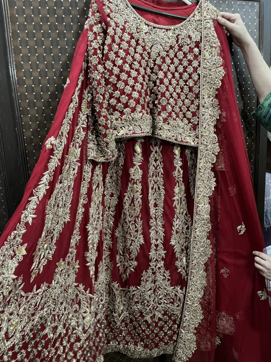 Beautiful Red Bridal Lehenga | Worn Once | 10/10 Fresh Condition