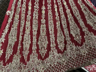 Beautiful Red Bridal Lehenga | Worn Once | 10/10 Fresh Condition - photo 3