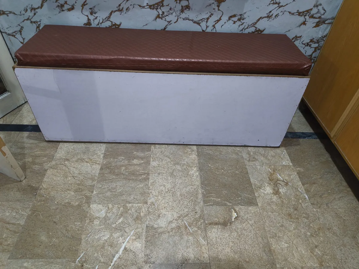 2 Wooden MDF Seating Benches with Hidden Storage | Lahore