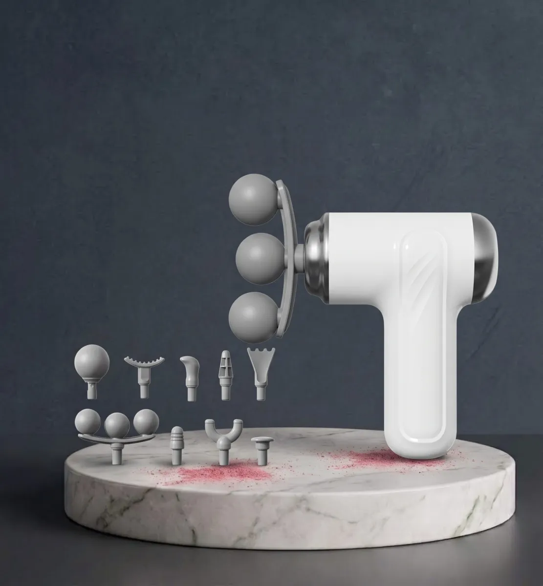 Portable Deep Tissue Muscle Massage Gun | Interchangeable Heads