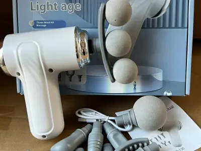  Portable Deep Tissue Massage Gun with Multiple Massage Heads - photo 2