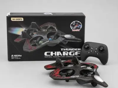 Thunder Charge RC Fighter Jet – 2.4G Remote Control Toy - photo 1