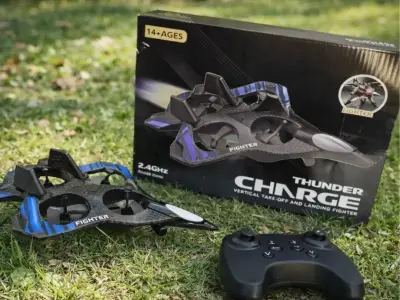 Thunder Charge RC Fighter Jet – 2.4G Remote Control Toy - photo 3