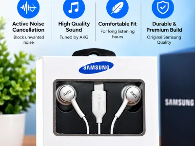 Original 🎧 Samsung Type-C ANC Earphones – Tuned by AKG - photo 1