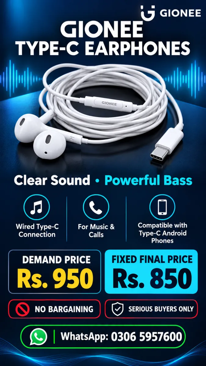 Original Gionee Type-C  Earphones