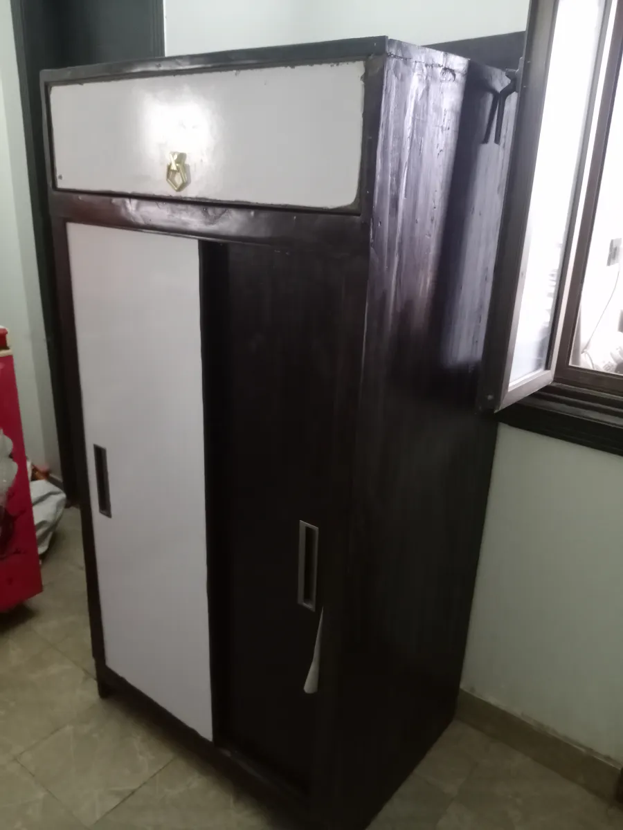 Brand New Wooden Clothes Cupboard with Sliding Doors (5x2 ft)