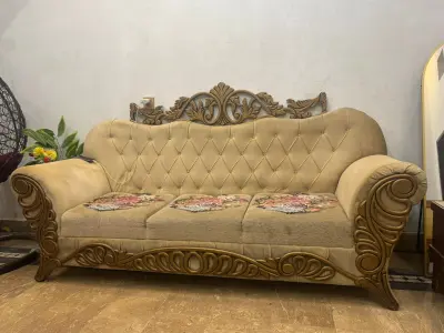 Luxury Royal Sofa Set 5 Seater – 3 Seater + 2 Seater + 1 Seater - photo 1