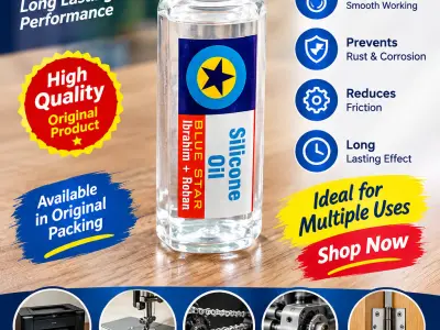 High-Quality Silicone Oil in Original Packaging | Tools & DIY
