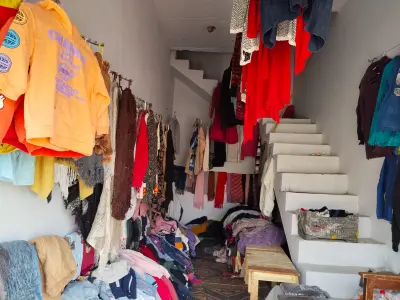 Used Clothing Shop Setup with Stock and Fixtures - photo 6