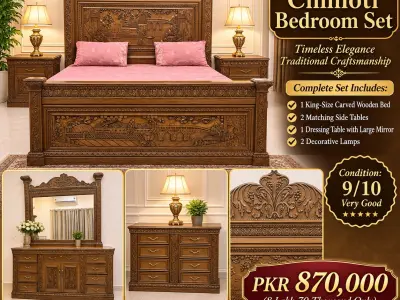 Handmade chinioti bed  - photo 1