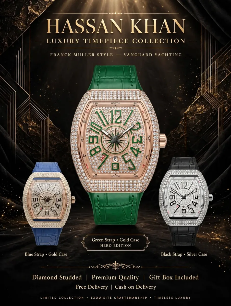 Mens Luxury PU Leather Watch