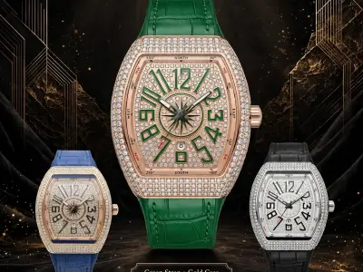 Mens Luxury PU Leather Watch - photo 1