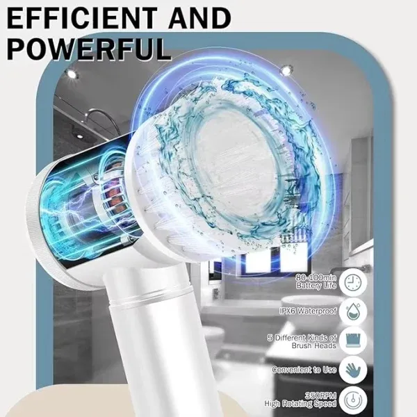 Wireless Magic Cleaning Brush – Rechargeable
