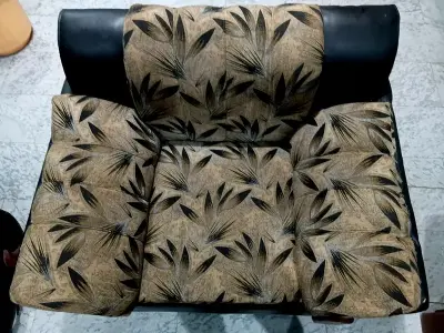 Black Brown 7 Seater Sofa Set - photo 5
