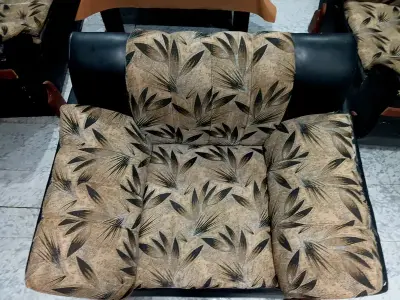 Black Brown 7 Seater Sofa Set - photo 7