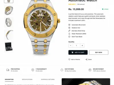 Luxury men's watches/premium quality/automatic skeletons/water resistant/ - photo 1