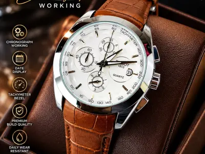 Tissot 1853/ chronograph working watch/water resistant/date display/ - photo 1