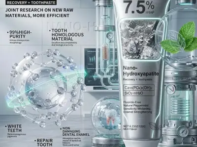 Nano-Hydroxyapatite Toothpaste 75% Whitening Cream - photo 1