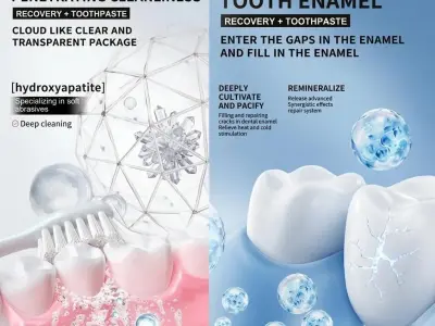 Nano-Hydroxyapatite Toothpaste 75% Whitening Cream - photo 5