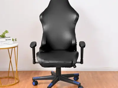 Cross-Border Gaming Chair Cover Black Waterproof Swivel - photo 1