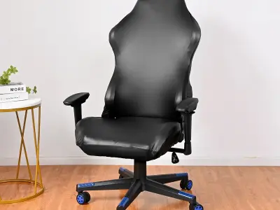Cross-Border Gaming Chair Cover Black Waterproof Swivel - photo 2