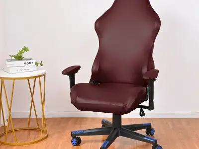 Cross-Border Gaming Chair Cover Black Waterproof Swivel - photo 4