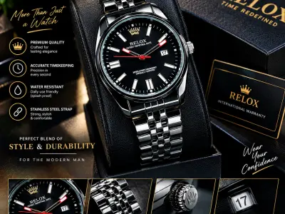 One Watch. Every Occasion. RELOX Steel Classic. - photo 1