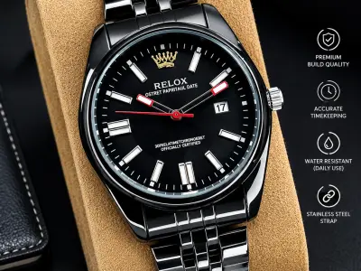 One Watch. Every Occasion. RELOX Steel Classic.
प्रीमियम फील - photo 3