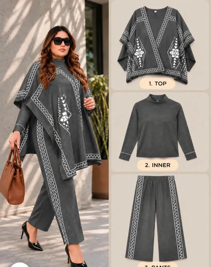 3pic winter dress