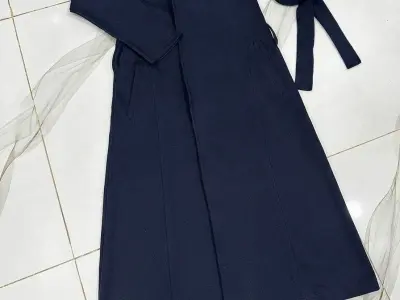Black Long Woolen Coat Style Maxi With Belt
Winter Warm Fleece - photo 2