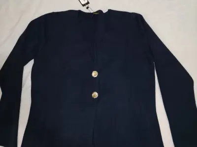 Navy blue women cardigan - photo 1