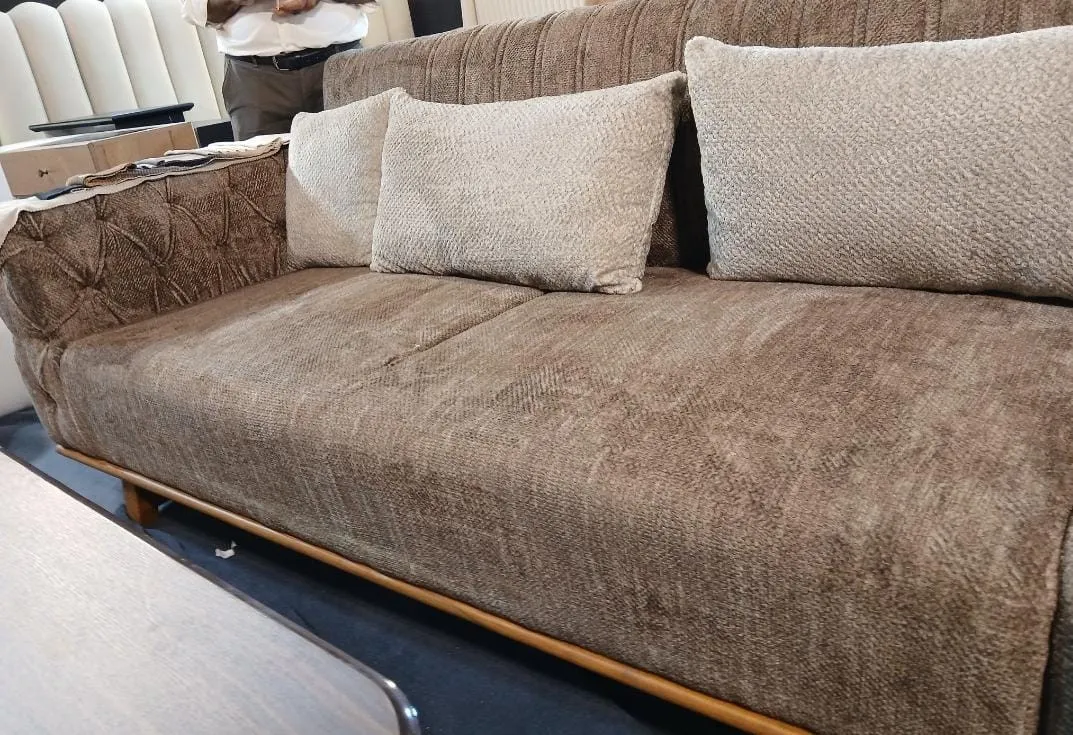 9 Seater L-Shape Sofa Set + 2 luxury Chairs - Brand New Condition - Urgent sale