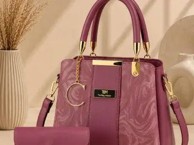 Luxurious 2-Piece Handbag & Matching Wallet Set 💼💫 - photo 1