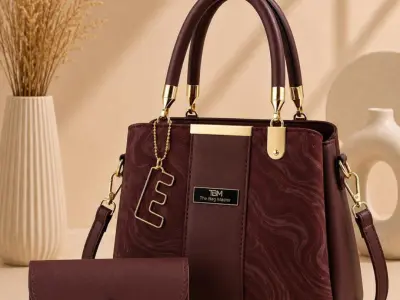 Luxurious 2-Piece Handbag & Matching Wallet Set 💼💫 - photo 3