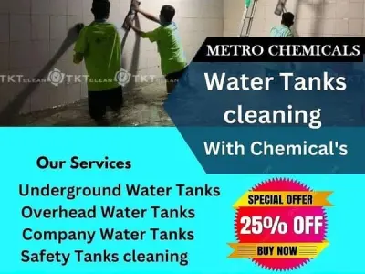 Water tank cleaning , Water tank leakage , Muds Removal