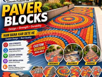 InterlockTiles/ConcretePavers/ConcreteProducts/GardenFlooring - photo 1