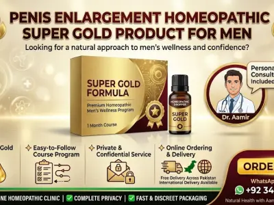 Penis Enlargement Homeopathic Super Product i inch, 2 inches and 3 inches Gold product for Men