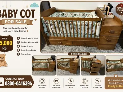Baby cot | kids cot | kids crib | kids bed | kids furniture | cot - photo 1