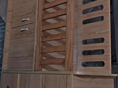 Baby Wooden Coat with Drawers and Hanging Cabinet - photo 2