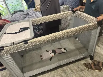 Kids Playpen  Kids Cot Kids Bed Kids Swing Kids Baby Bed - photo 3
