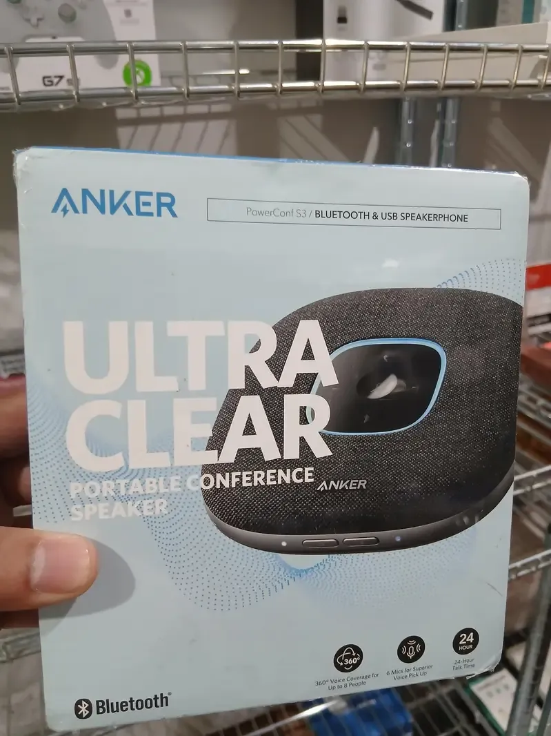 ANKER POWERCONF BLUETOOTH SPEAKERPHONE (A3301012)  - BLACK