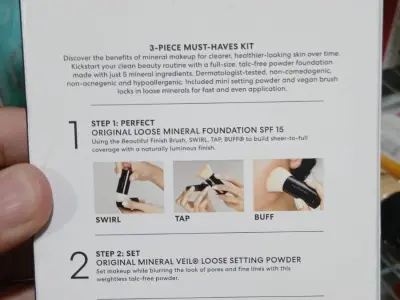 BARE MINERALS THE ORIGINAL GET STARTED KIT 3-PIECE MINERAL MAKEUP SET - photo 1