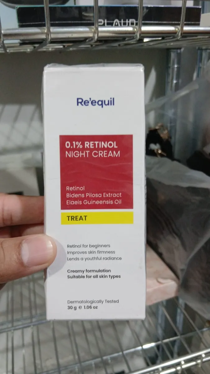 RE'EQUIL 0.1% RETINOL NIGHT CREAM FOR WRINKLES & SKIN TIGHTENING 30G