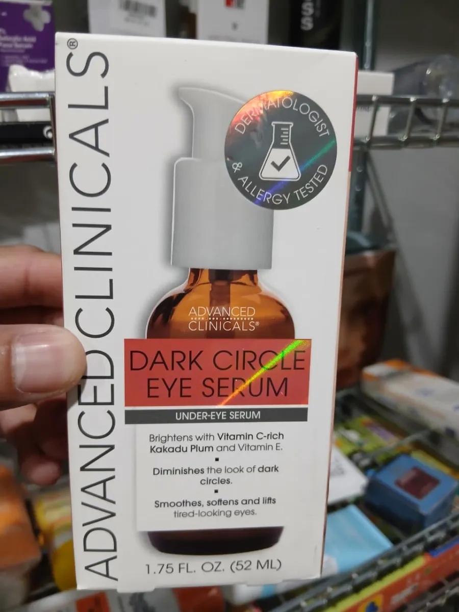 Advanced Clinicals, Dark Circle Serum, Fragrance-Free, 1.8 fl oz (52 ml)